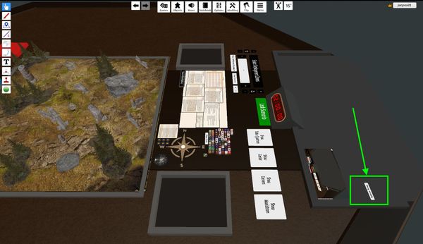 Look out for the "Spawn Army" button at the north-end of the table.